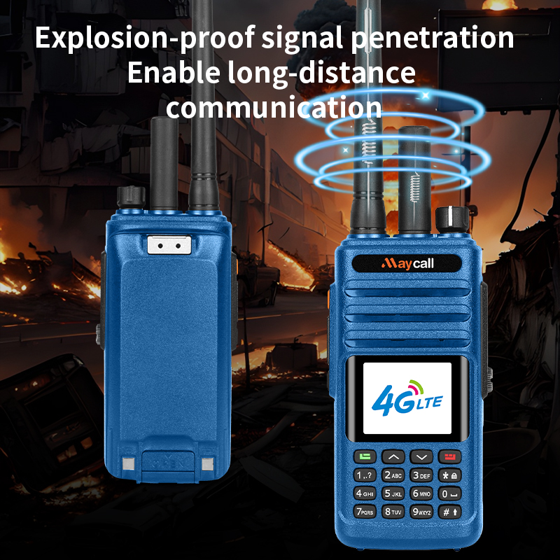 Maycall explosion proof walkie talkie -atex certified, uv-dual band explosion proof 2 way radios